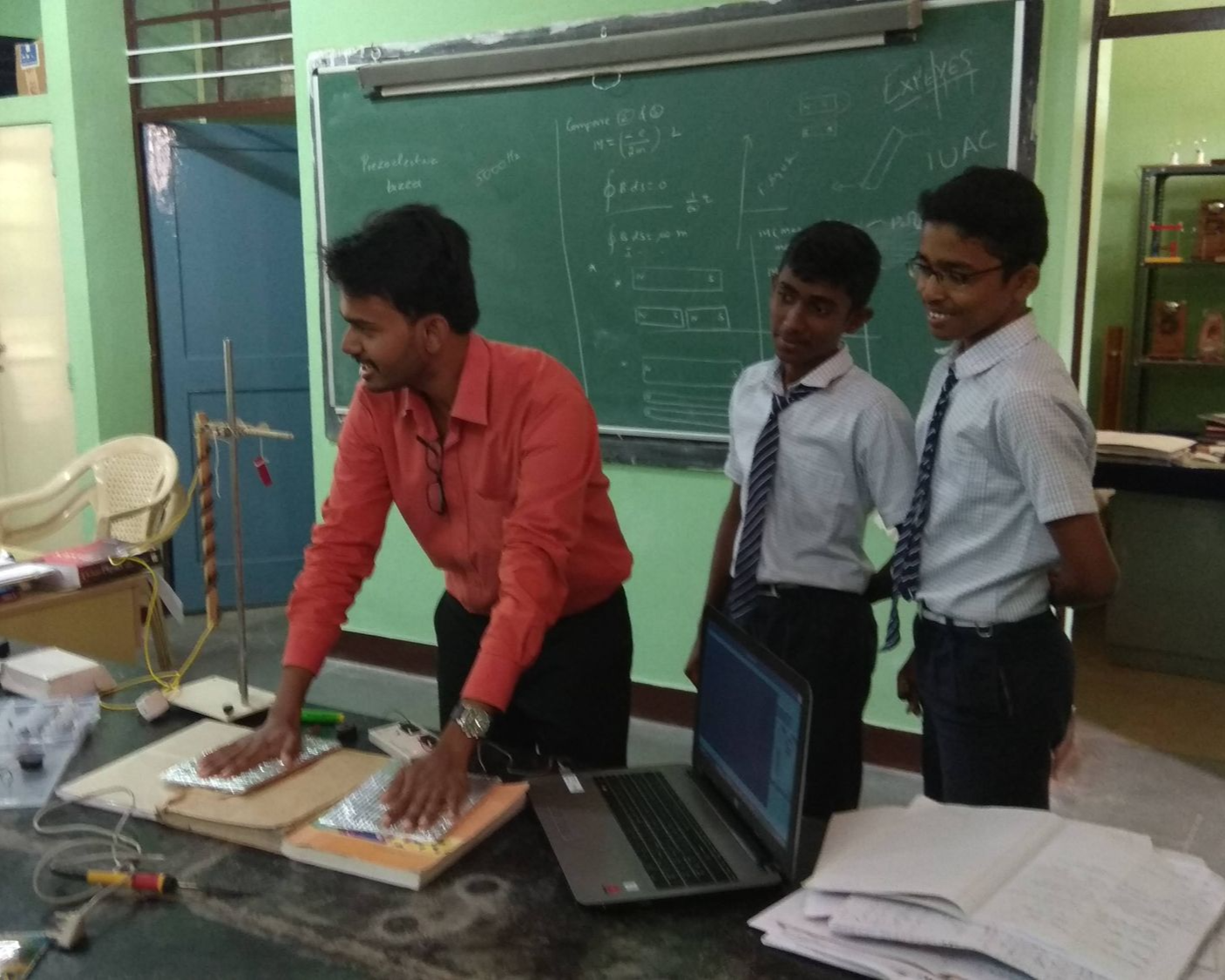 Image: Karthik at JNV Bangalore